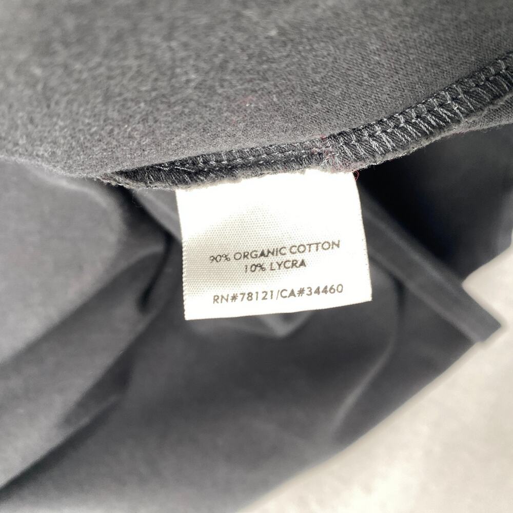 EILEEN FISHER Tank Top M Stretch Organic Cotton Jersey Scoop Neck Shell Gray USA - Picture 6 of 9